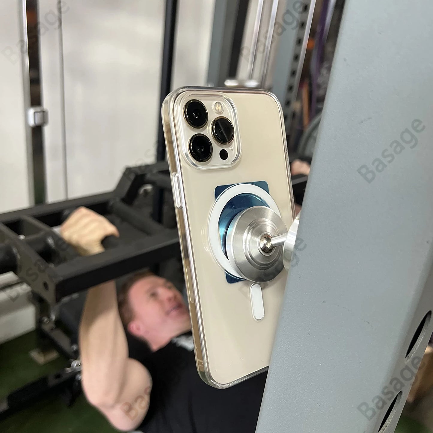 Dumbbell-Shaped Magnetic Phone Holder
